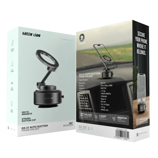 نگهدارنده گوشی مکش خودکار گرین Green Lion GX-31 Auto Suction Phone Holder