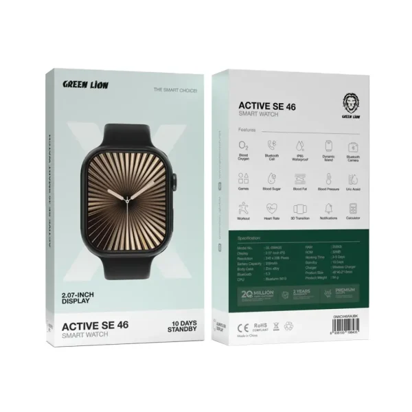 ساعت هوشمند گرین لاین Green Lion Active SE 46 Smart Watch
