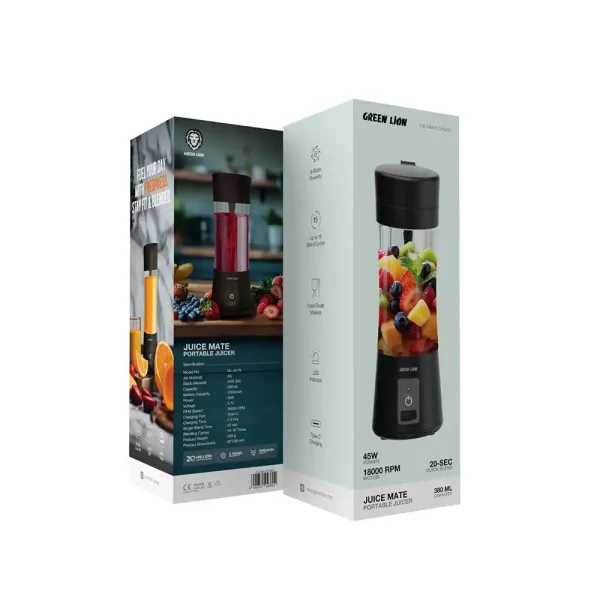 آبمیوه گیر جوس میت 380 میلی‌لیتری گرین Green Lion Juice Mate Juicer