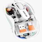 ماوس بی سیم تارتل گرین Green Wireless Turtle Mouse 2400DPI