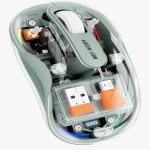ماوس بی سیم تارتل گرین Green Wireless Turtle Mouse 2400DPI